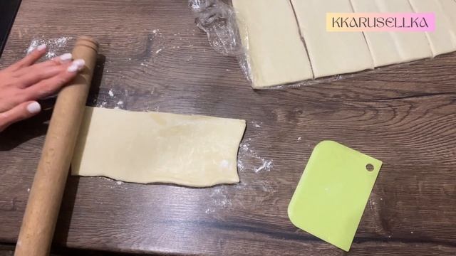 Слойки с капустой, приготовим за минуты смотреть онлайн