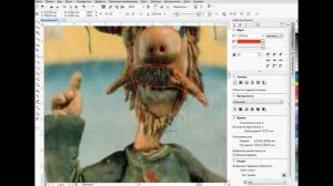 Падал прошлогодний снег Corel draw вектор #1