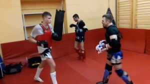 Thaiboxing в БУЛАТ (РОССИЯ). Боевая комбинация +91кг