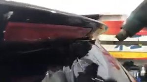 Тонировка 5 процентов, вид стекол автомобиля Ниссан Х-трейл снаружи и изнутри