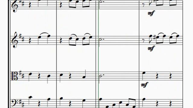 Tartini Sonata No 6 Op. 8 Mvt. 3, Arranged for String Quartet смотреть онлайн