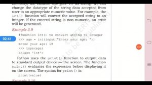 Input and output statements in Python  (Python Overview ) Class XI