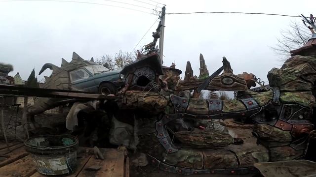 Как оформить гараж, лепка стен арт бетон. Декоративная штукатурка техно стиль. смотреть онлайн