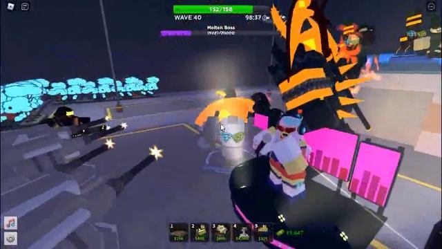 Roblox TDS Neon Rave and Neko DJ together! смотреть онлайн