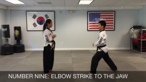 Taekwondo One Step Sparring No.1 - No.14