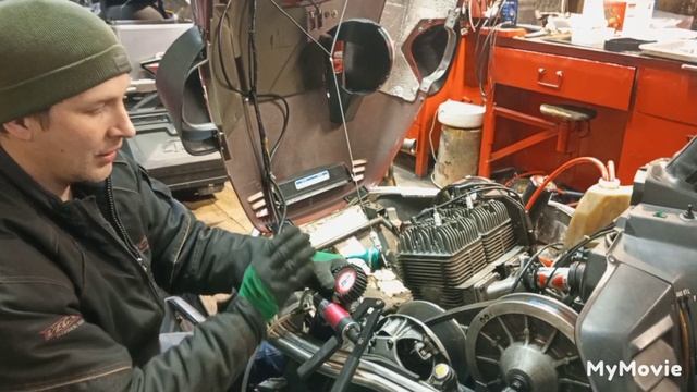 Опрессовка двигателя Yamaha Viking 540 смотреть онлайн