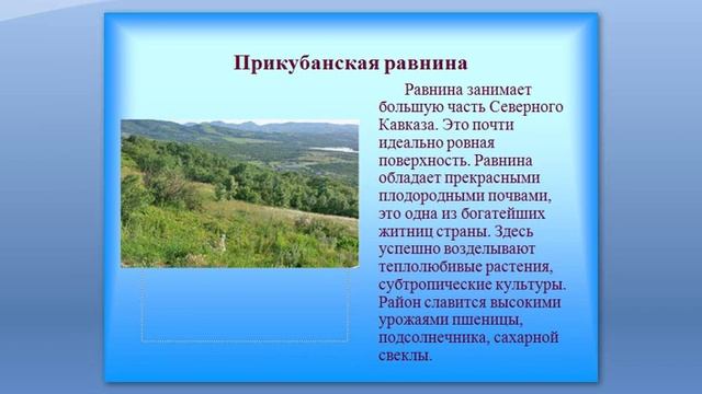 Прикубанская низменность на карте