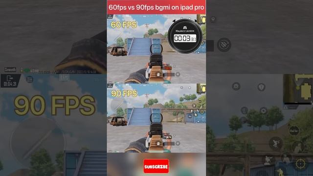 60fps vs 90fps bgmi on ipad pro m1 | godspsycho