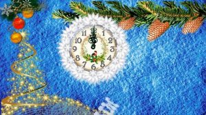 Новогодние куранты #Бесплатный_футаж_для слайд_шоу