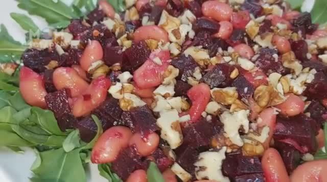 Беру СВЕКЛУ и ФАСОЛЬ и готовлю Вкуснейший САЛАТ к Ужину. Без Майонеза! Постный Салат на каждый день
