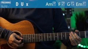 Clean Bandit - Rockabye ft. Sean Paul | Guitar Tutorial How to play Chords & Melody Tab