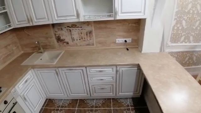 Кухня на заказ. Фрезеровка, патина.