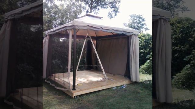 Настил под шатёр на даче. смотреть онлайн