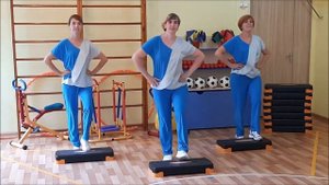 Базовые шаги в степ-аэробику