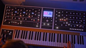 space ambient analog synthesizer jam with the Moog One 16 no external processing