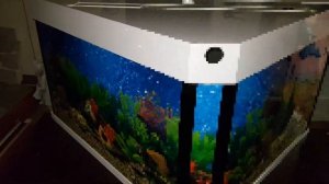 Угловой аквариум.