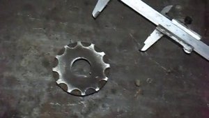 Звёздочка для цепной пилорамы . Мастерская Ивлева Сергея .