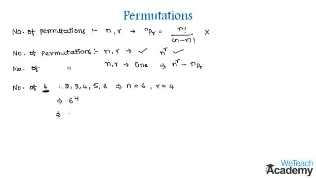 006-Permutations When Repetitions are Allowed ⧸ Permutations And Combinations ⧸ Maths Algebra