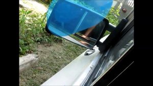 Защитная плёнка  «Антидождь»  на боковые зеркала авто  Обзор  и отзыв