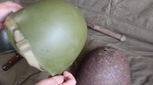 Советский стальной шлем "СШ-40"