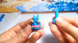 Как слепить монстра из пластилина из видео игры Мои Поющие Монстры?/Видео лепка