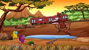 Among Us Animation vs. Train Eater, Bus Eater, SCP-2086, SCP-096 Megahorn, Cartoon Cat EP19