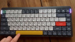 Nuphy AIR 75 - пример вариантов подсветки