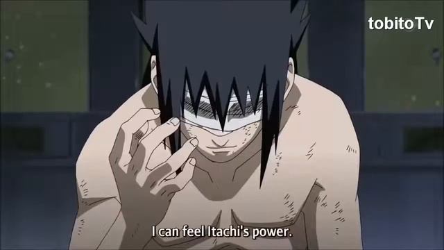 Sasuke transplanted Itachi's Eyes and Awakens Eternal Mangekyou Sharingan смотреть онлайн