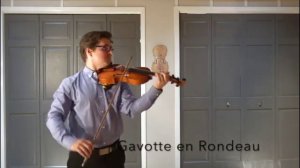 Violinist Matthew Zerweck Performs Bach Partita Number 3 in E Major BWV1006