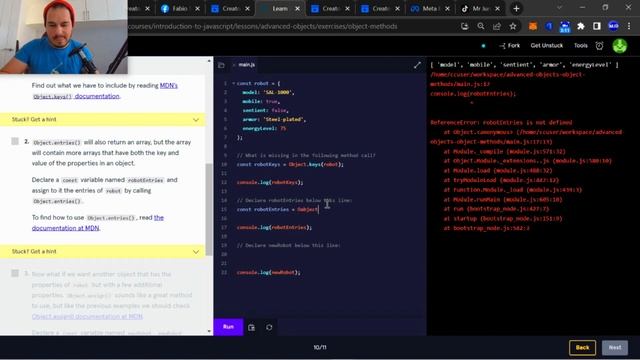 JavaScript built-in object methods