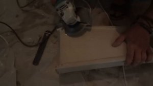Пьедестал раковины болгаркой