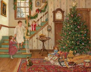 История новогодней ёлки. 1 часть.