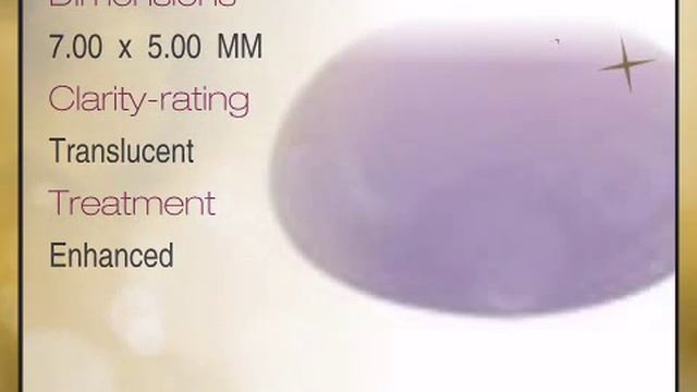 Lavender Chalcedony Oval Shape 7.00 x 5.00 MM Grade AA - africagems.com смотреть онлайн