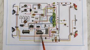 Проводка ГАЗ 21.   Kabelbaum GAZ 21.
