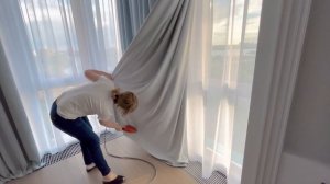 Отпаривание штор