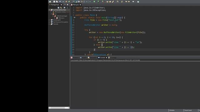 Java - #15 - Writing to, reading from and creating files смотреть онлайн