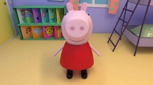 peppa pig in 3D head shoulders knees and toes