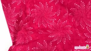 batik fabric fireworks pattern dark pink tie-dye print on cotton by Timeless Treasures - modes4u -