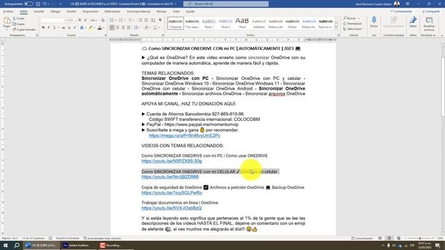 ☁️ Como SINCRONIZAR ONEDRIVE CON mi PC | AUTOMÁTICAMENTE | 2023 ? смотреть онлайн