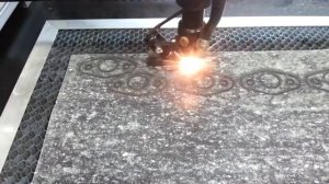 Резка листового паронита на лазерном станке StepDir 6040