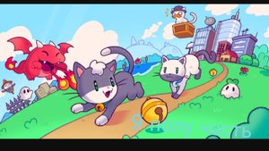 Играю игру Super cat tales 2 . 9 полу часть