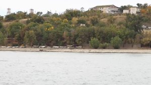 Теплоход "Александр Невский"_утро в Цимлянском водохранилище_9 октября 2019 года