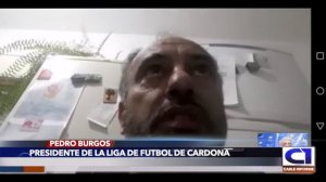 PEDRO BURGOS: Presidente de la Liga de Fútbol de Cardona.