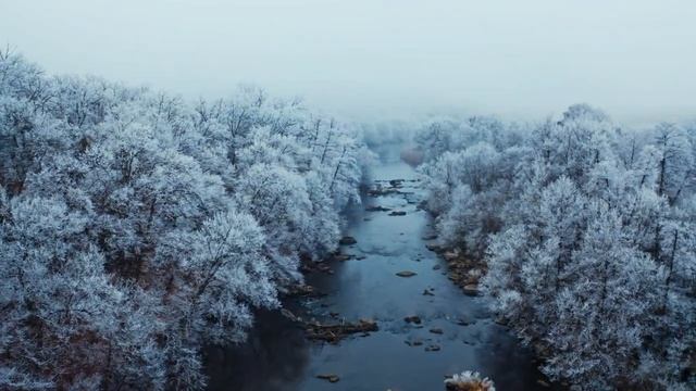 Медитация. Успокаивающая музыка, чарующая красота зимнего пейзажа. (Meditation. Soothing music. ) смотреть онлайн