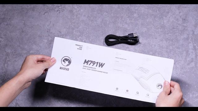 Игровая мышь Marvo Cyberpunk Claws с RGB подсветкой смотреть онлайн