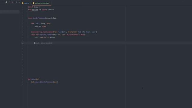 Erstes SlashCommand (UserInfo) | | Folge#2 | ? Discord Python V3 [discord4py]