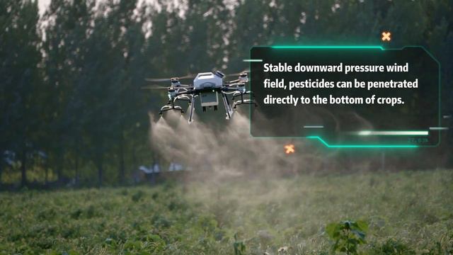 UAV Crop 30 kg Payload Agricultural Disinfection Drone Fertilizer for Plant Potection