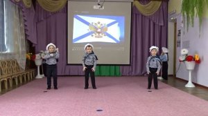 8 Танцевальная миниатюра, 1 группа младшая, танец На палубе матросы, МБДОУ №8 дет сад Ромашка