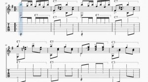Partitura y Tablatura Polka - Sokolov, Ilia Guitarra Acústica