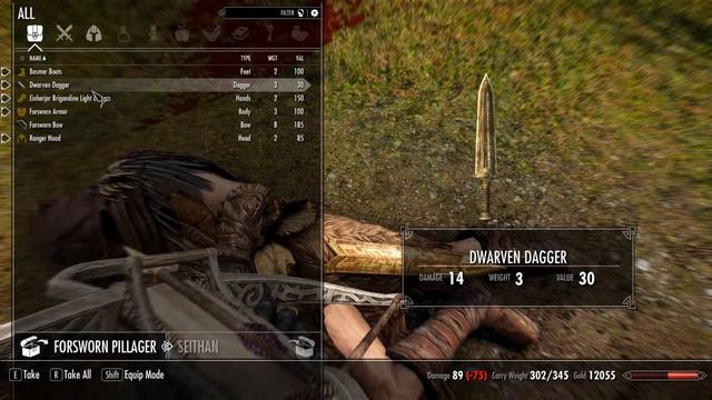 Skyrim SE: Dawnguard, finding the vampire hunter. ENB no blurring effect смотреть онлайн